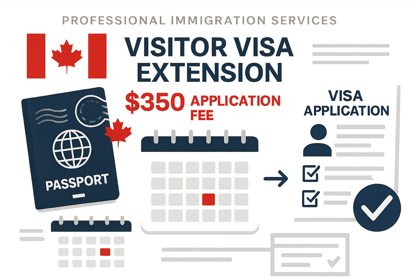 visitor visa extension application fee 350